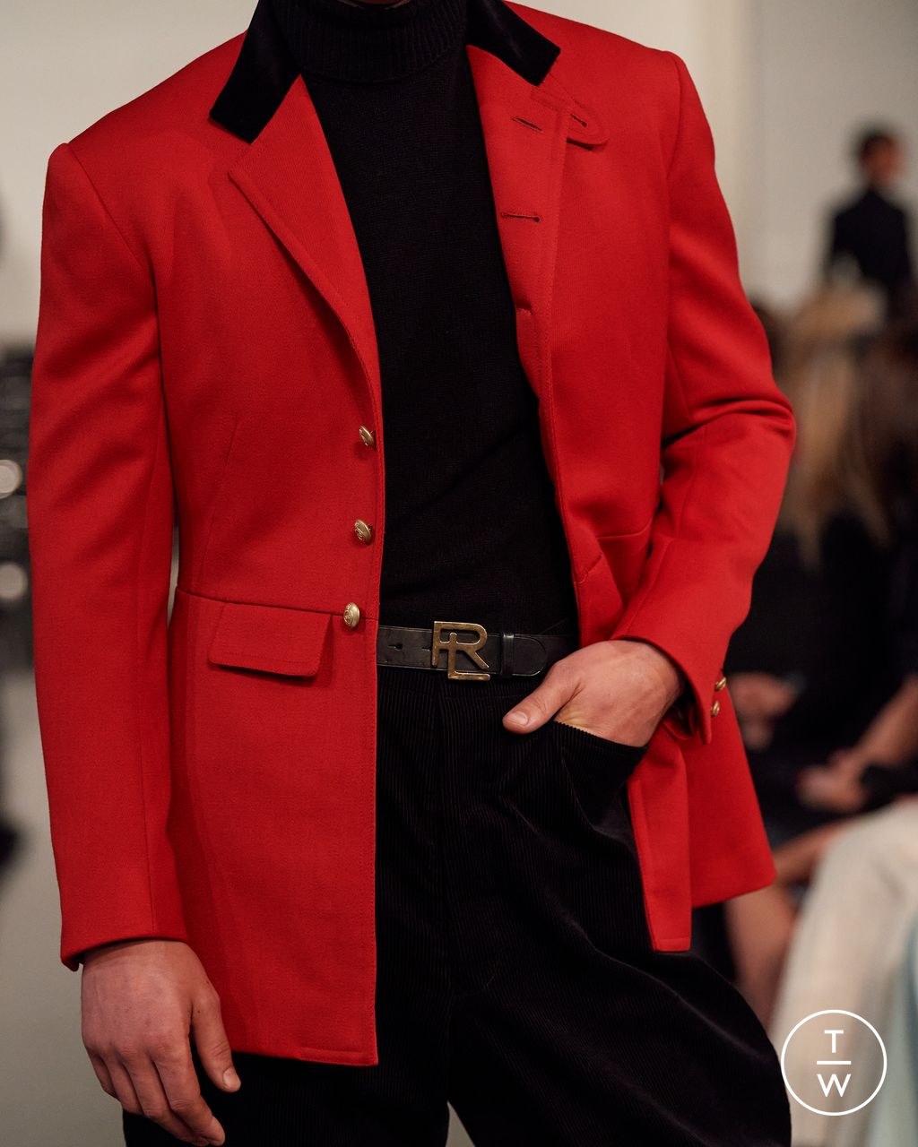 Fashion Week New York Fall/Winter 2022 look 9 from the Ralph Lauren collection menswear accessories