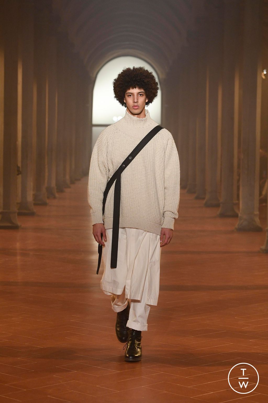 Fashion Week Florence - Pitti Fall/Winter 2023 look 3 from the Jan-Jan Van Essche collection menswear