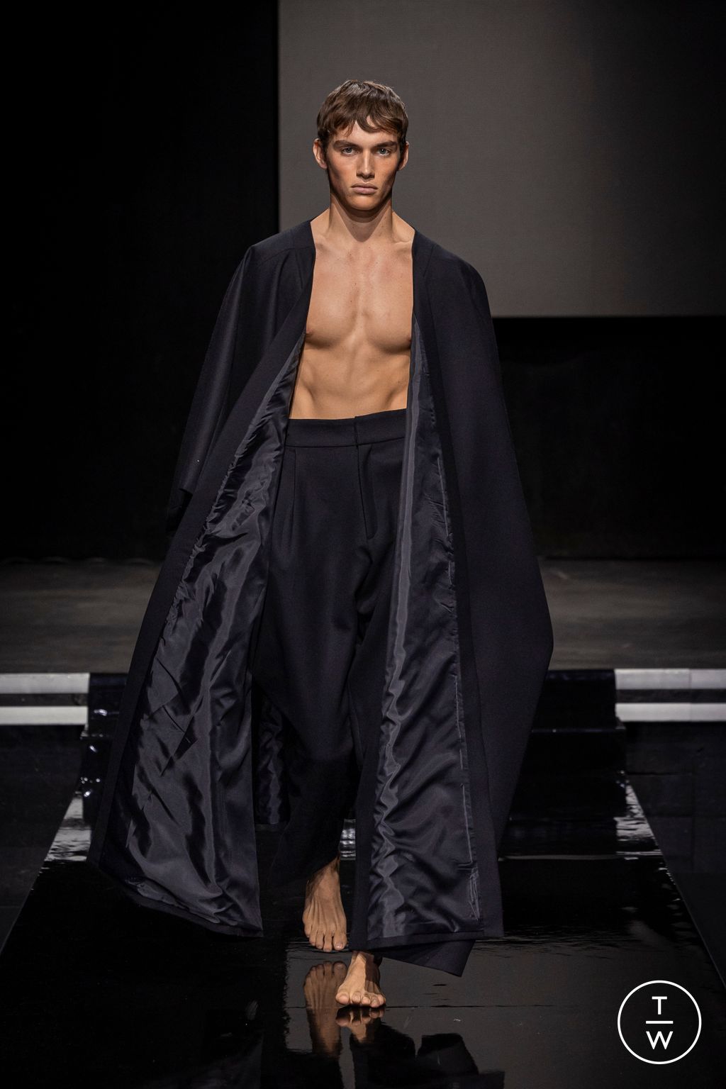 Fashion Week Paris Spring-Summer 2025 look 28 from the Saudi 100 collection menswear