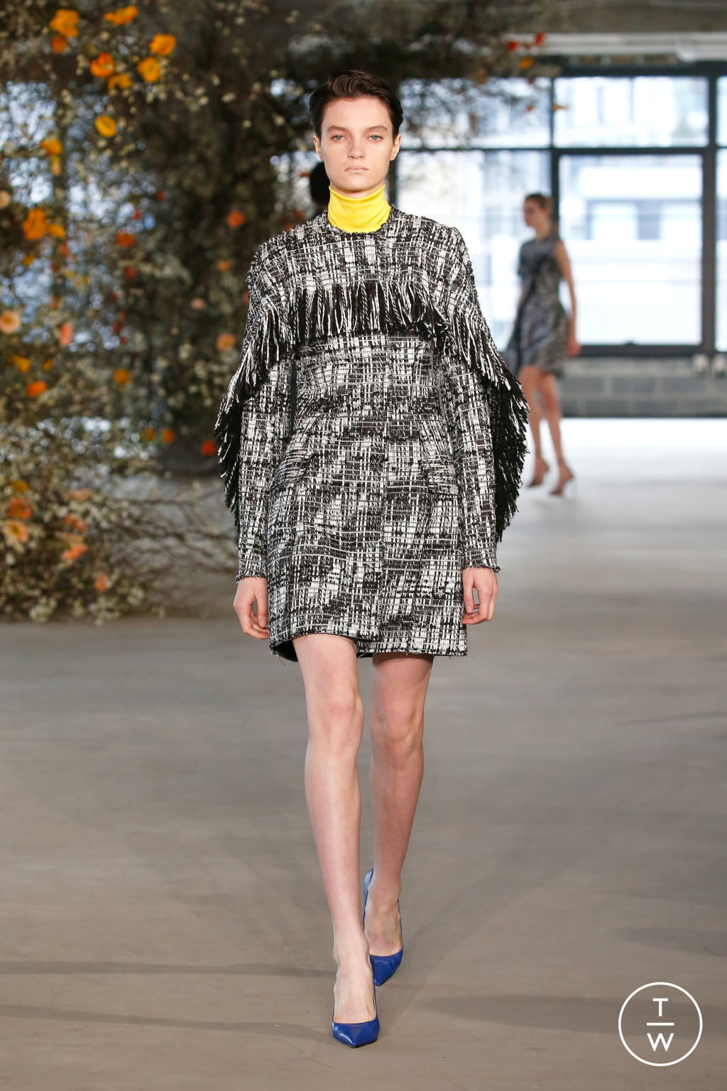 Fashion Week New York Fall/Winter 2022 look 4 from the Jason Wu collection womenswear