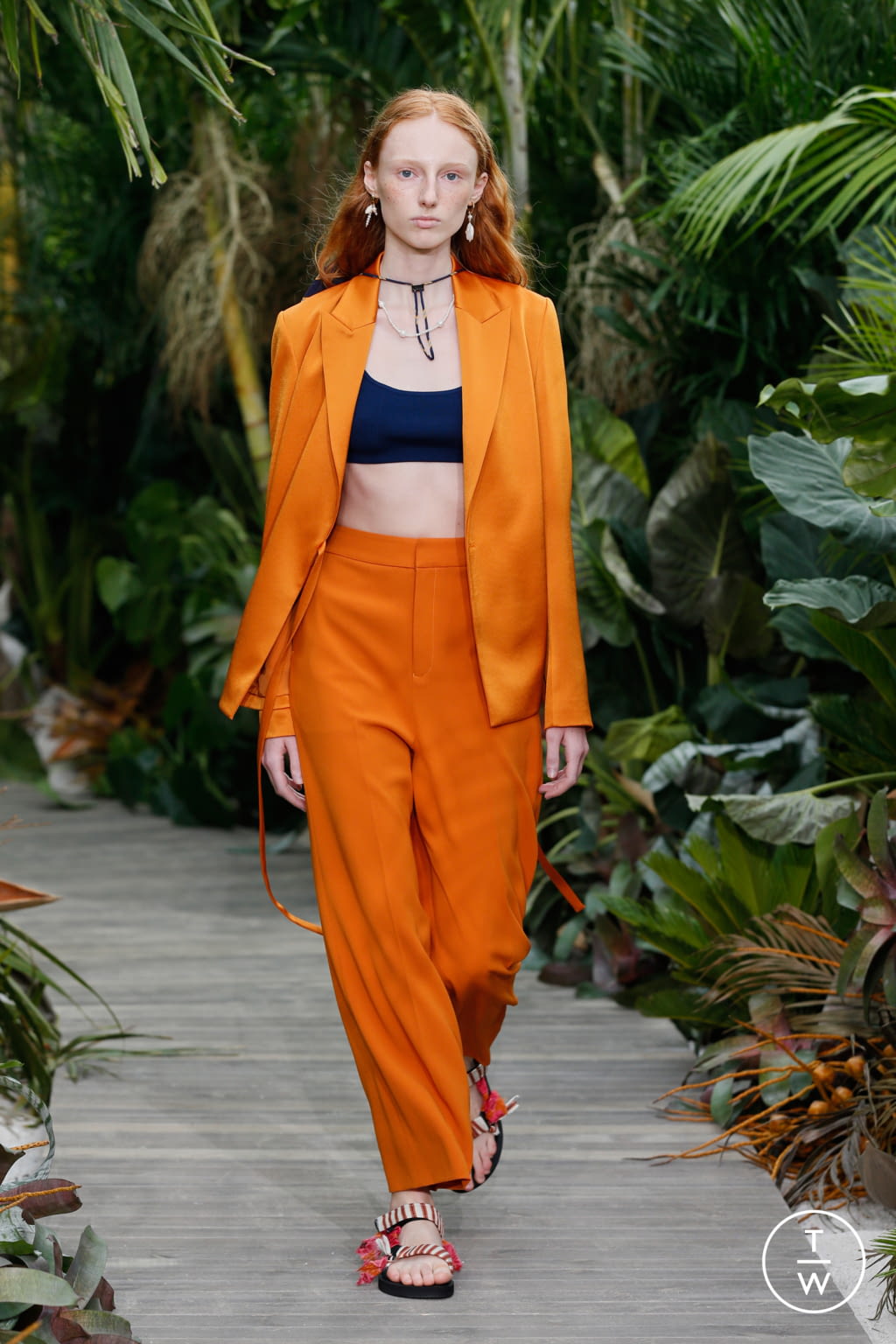 Fashion Week New York Spring/Summer 2021 look 5 de la collection Jason Wu womenswear