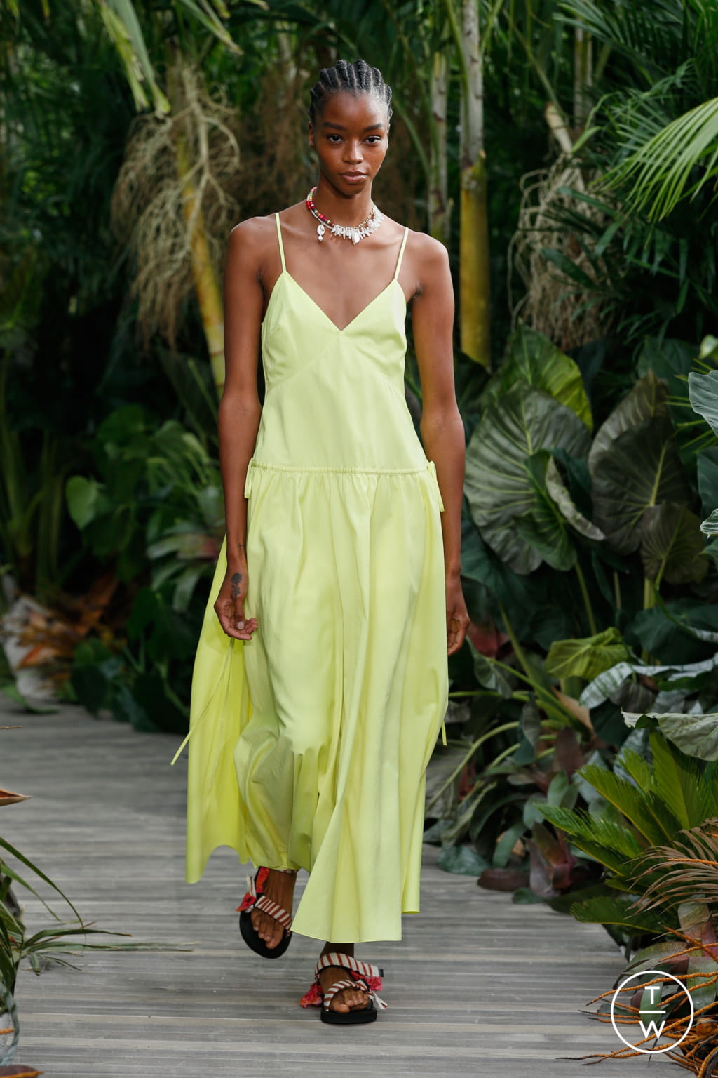 Fashion Week New York Spring/Summer 2021 look 11 from the Jason Wu collection womenswear