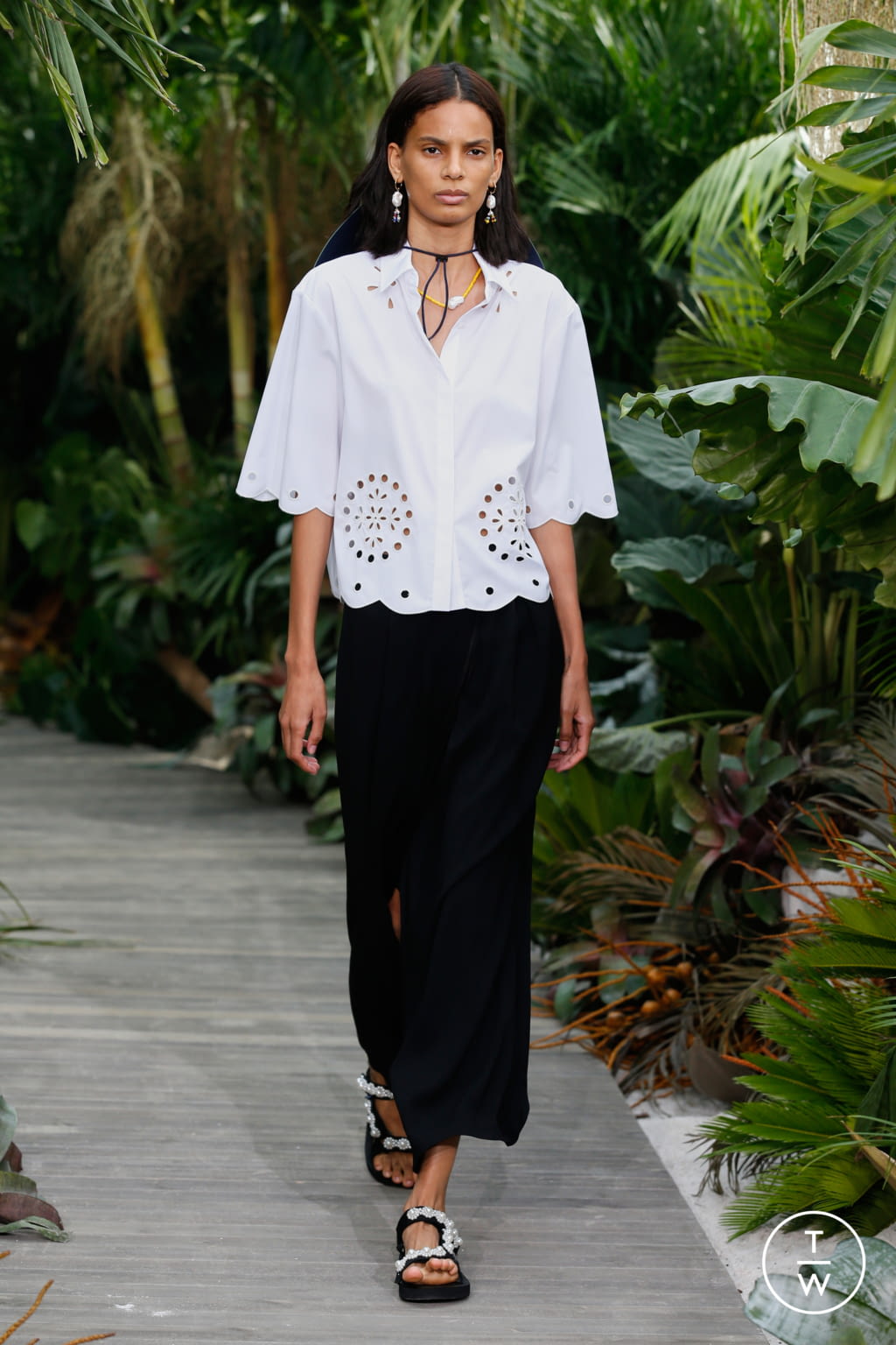 Fashion Week New York Spring/Summer 2021 look 19 from the Jason Wu collection womenswear