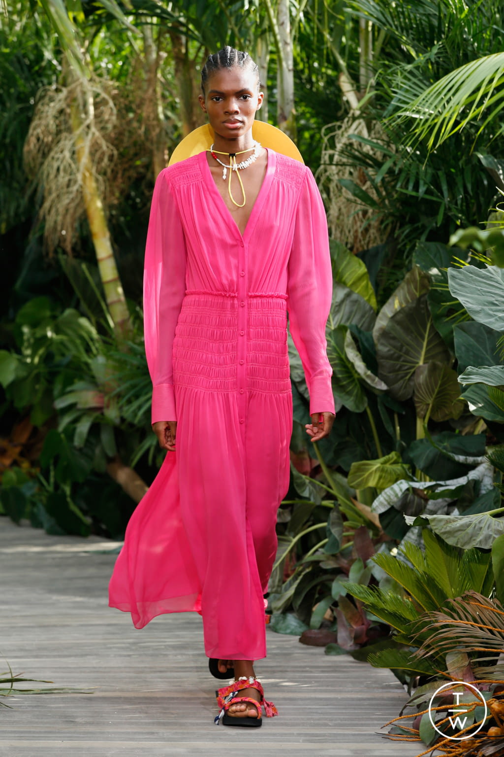 Fashion Week New York Spring/Summer 2021 look 27 from the Jason Wu collection womenswear