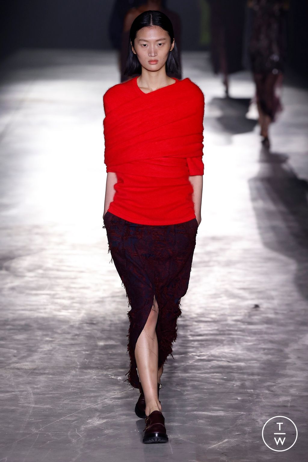 Fashion Week New York Fall/Winter 2024 look 13 from the Jason Wu collection womenswear