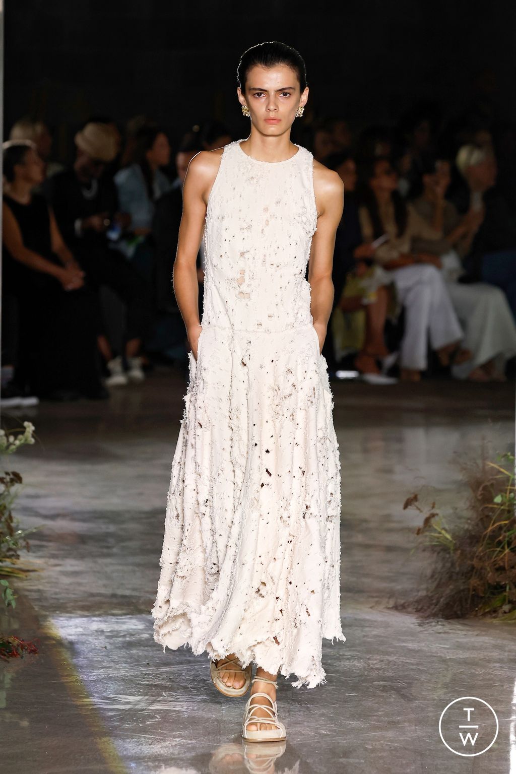 Fashion Week New York Spring/Summer 2024 look 1 from the Jason Wu collection womenswear