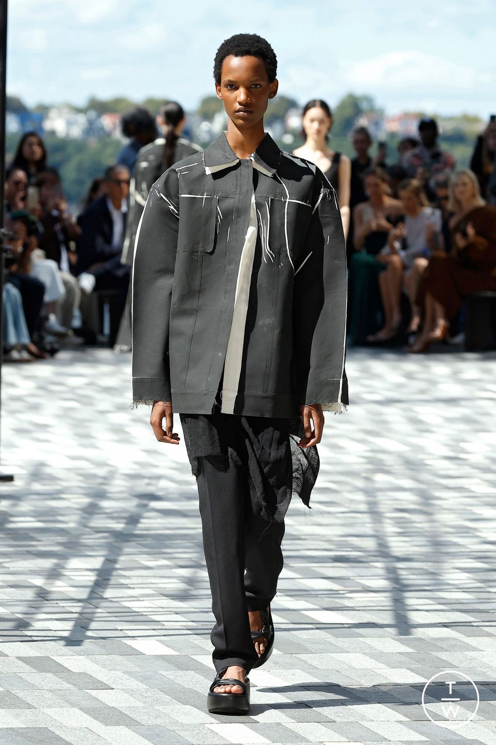 Fashion Week New York Spring-Summer 2025 look 3 from the Jason Wu collection womenswear