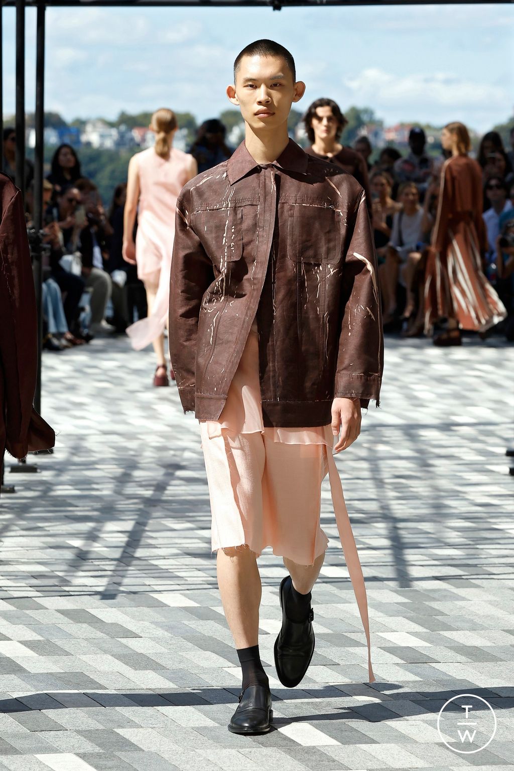 Fashion Week New York Spring/Summer 2025 look 12 from the Jason Wu collection 女装