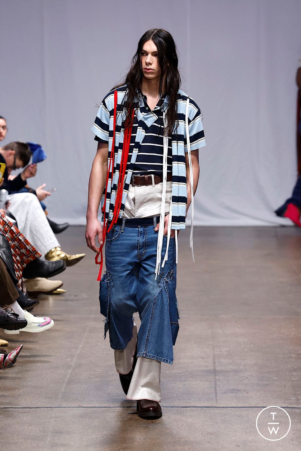 Fashion Week London Fall/Winter 2025 look 7 from the Jawara Alleyne collection 女装