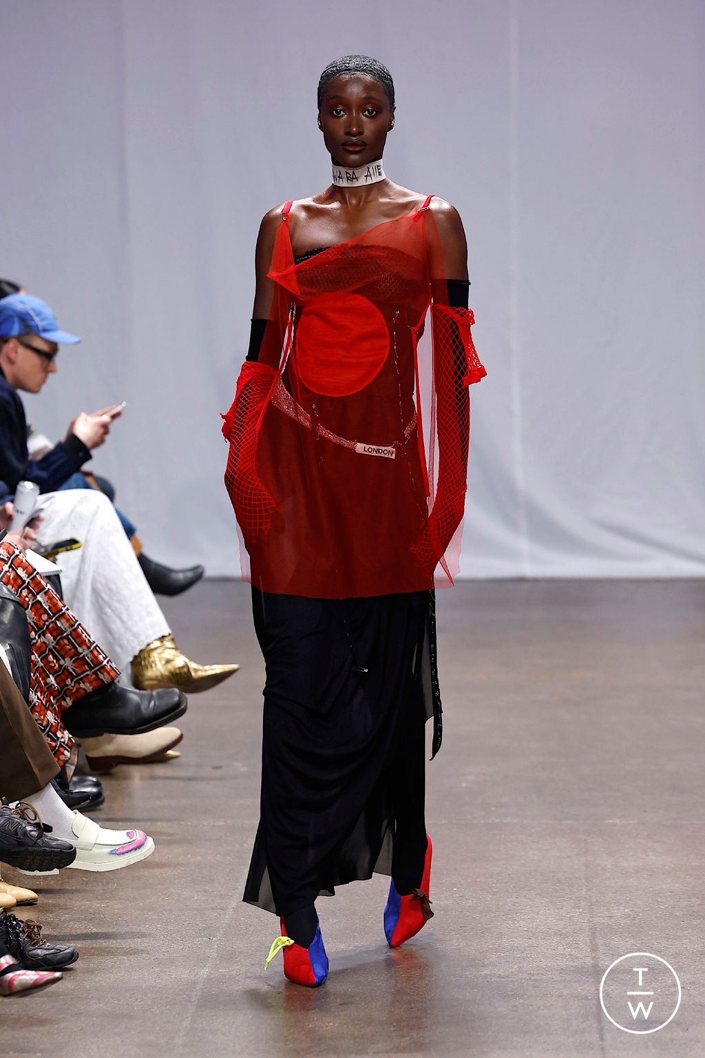 Fashion Week London Fall/Winter 2025 look 10 from the Jawara Alleyne collection 女装