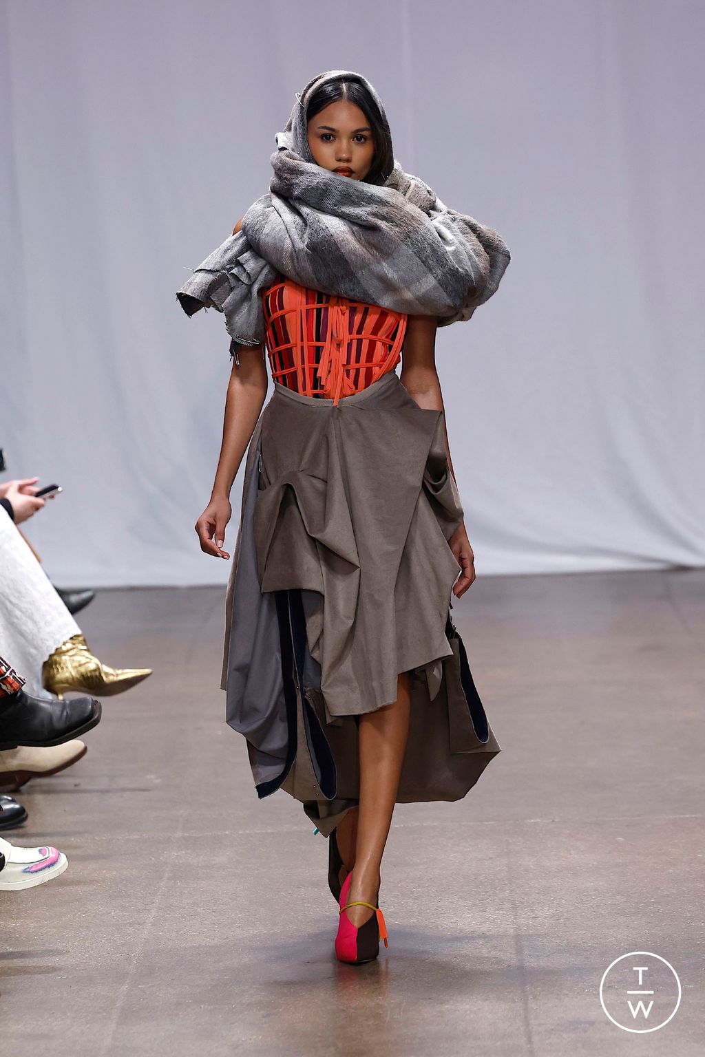 Fashion Week London Fall/Winter 2025 look 20 from the Jawara Alleyne collection womenswear