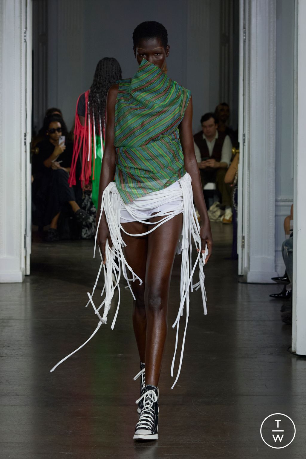 Fashion Week London Spring/Summer 2026 look 2 from the Jawara Alleyne collection womenswear