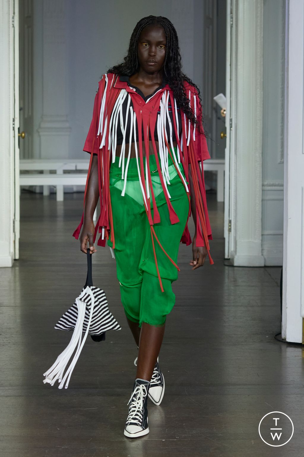 Fashion Week London Spring/Summer 2026 look 5 from the Jawara Alleyne collection womenswear