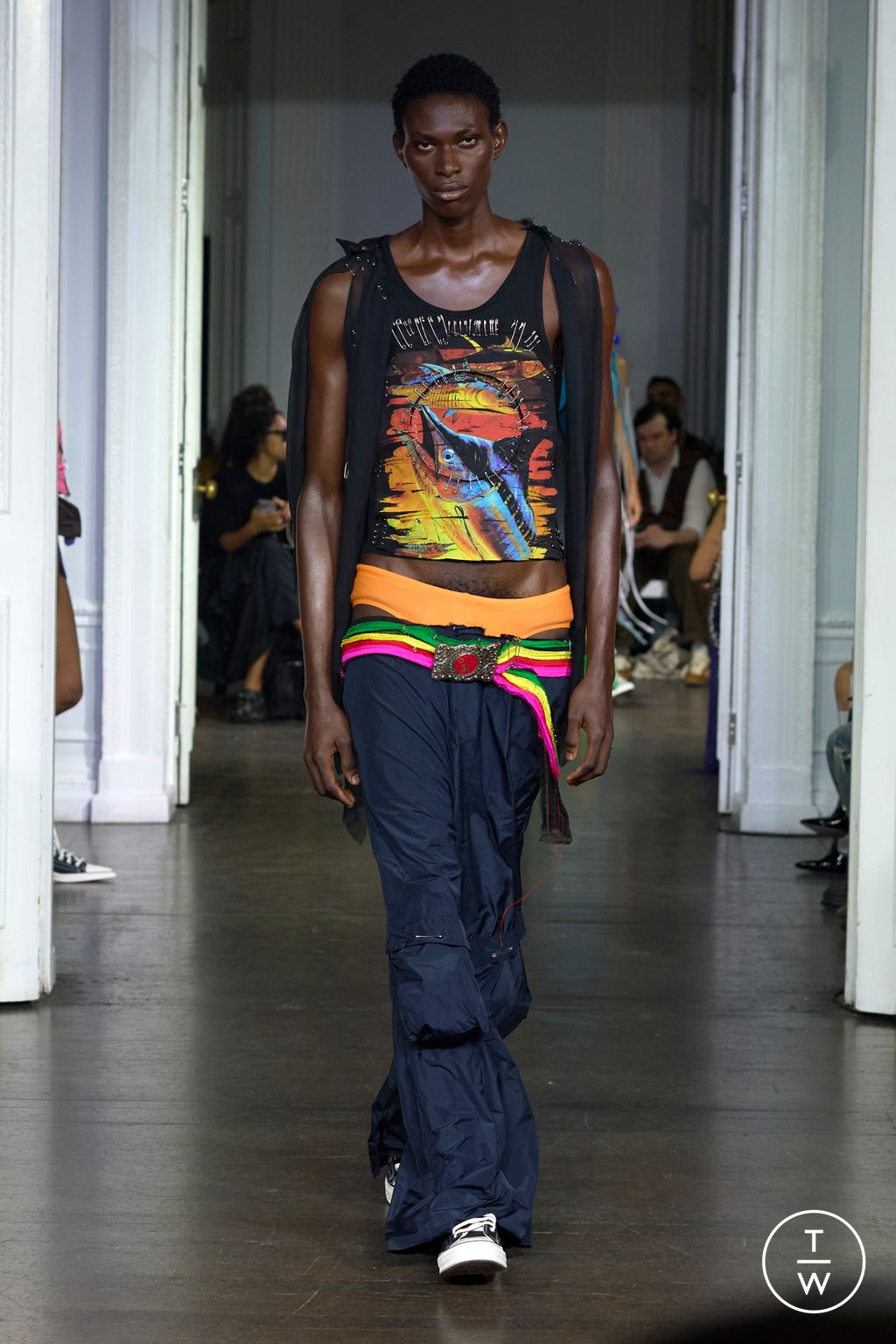 Fashion Week London Spring/Summer 2026 look 6 from the Jawara Alleyne collection 女装