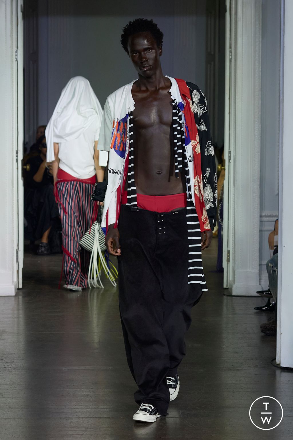 Fashion Week London Spring/Summer 2026 look 15 from the Jawara Alleyne collection womenswear