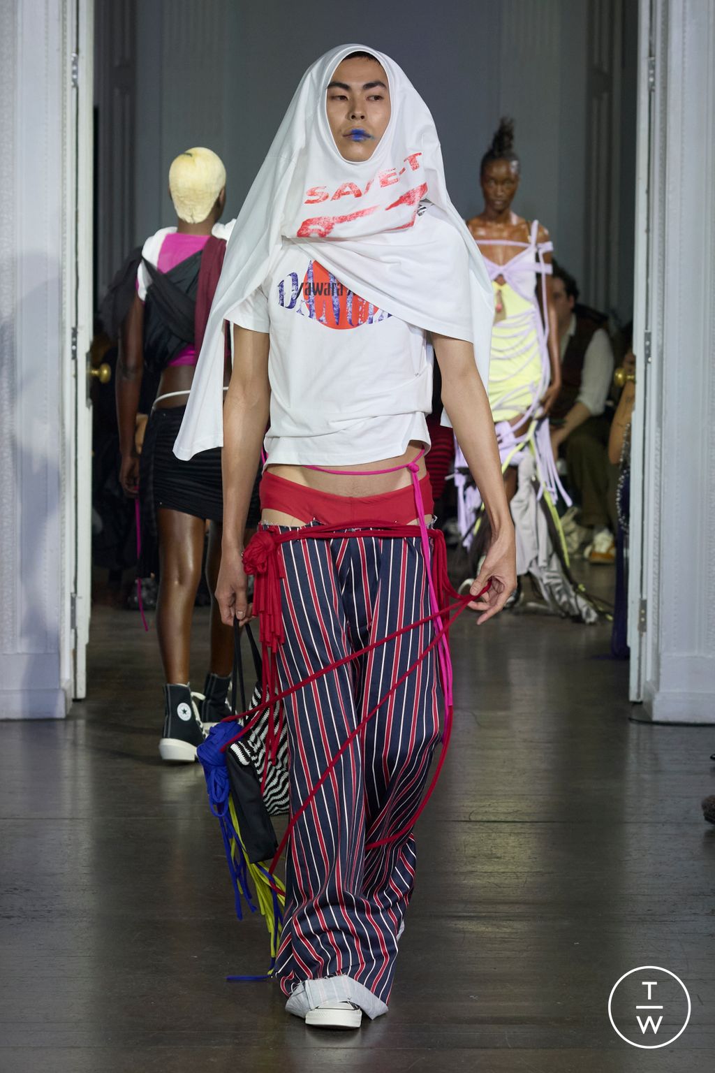 Fashion Week London Spring/Summer 2026 look 18 from the Jawara Alleyne collection womenswear