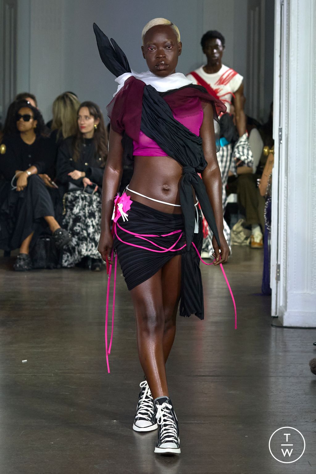 Fashion Week London Spring/Summer 2026 look 21 from the Jawara Alleyne collection womenswear