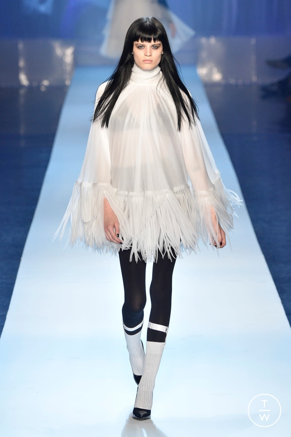 Fashion Week Paris Fall/Winter 2018 look 15 from the Jean Paul Gaultier collection 高级定制