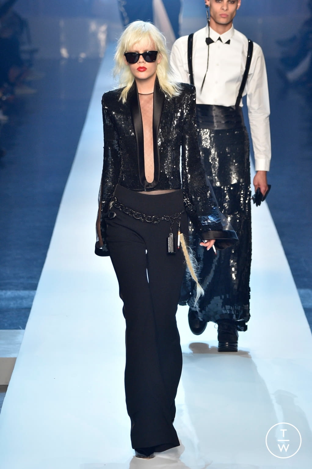 Fashion Week Paris Fall/Winter 2018 look 63 de la collection Jean Paul Gaultier couture