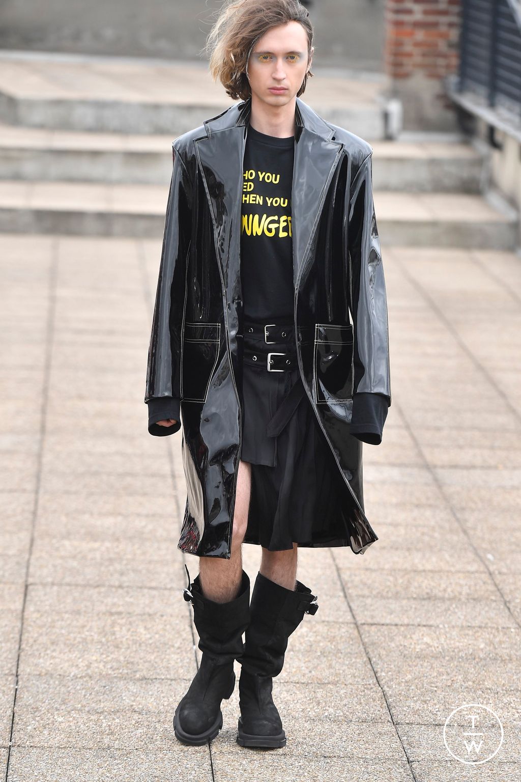Fashion Week Paris Spring-Summer 2025 look 4 from the Jeanne Friot collection 男装