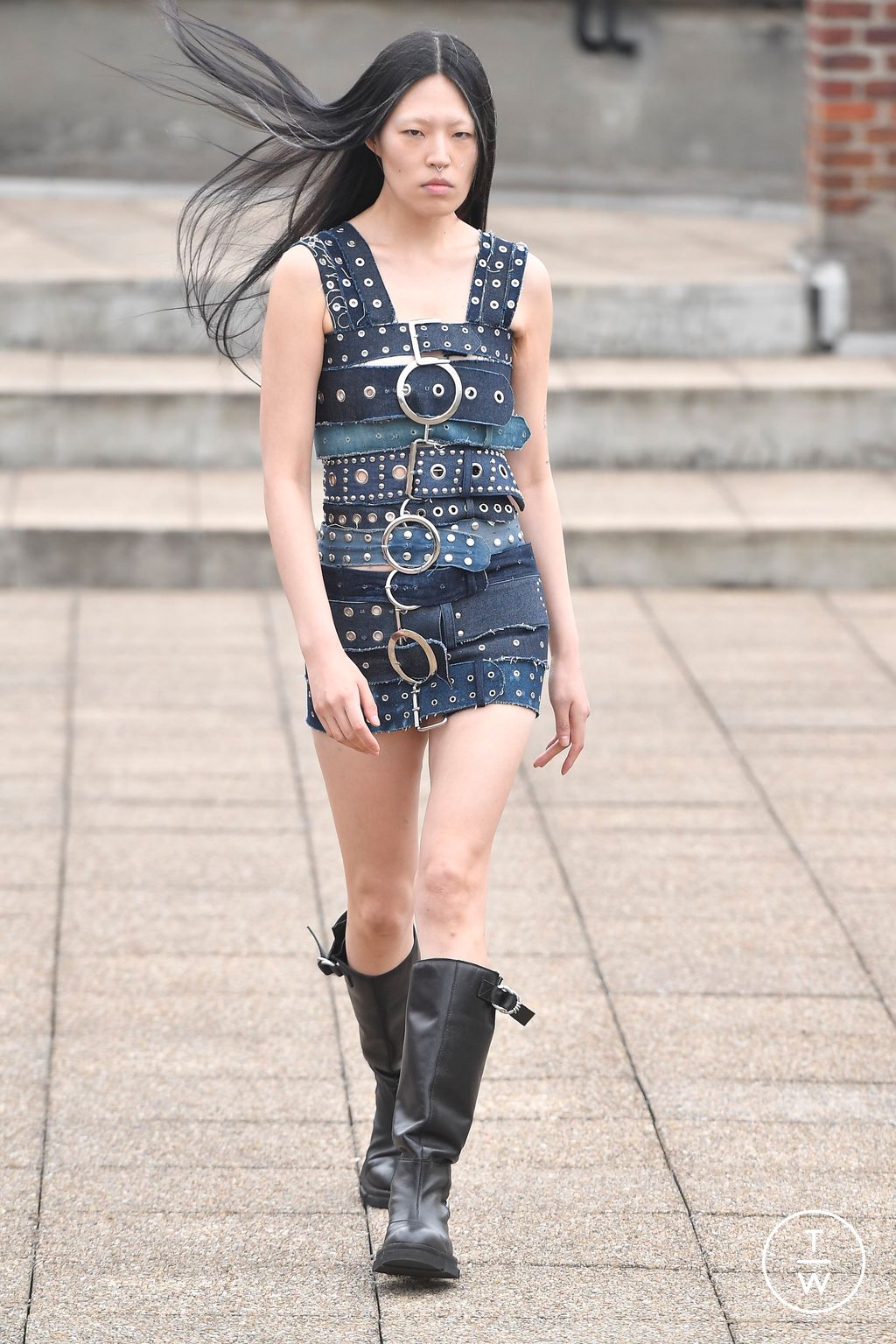 Fashion Week Paris Spring/Summer 2025 look 8 from the Jeanne Friot collection menswear