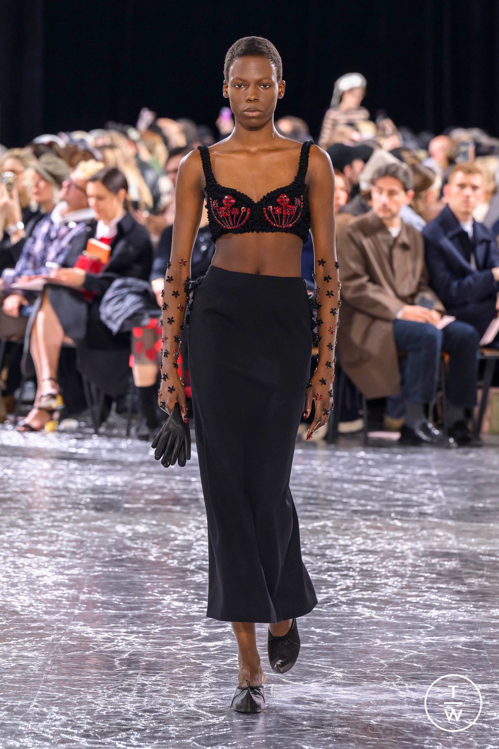 Fashion Week Paris Spring/Summer 2024 look 18 from the Jean Paul Gaultier collection couture