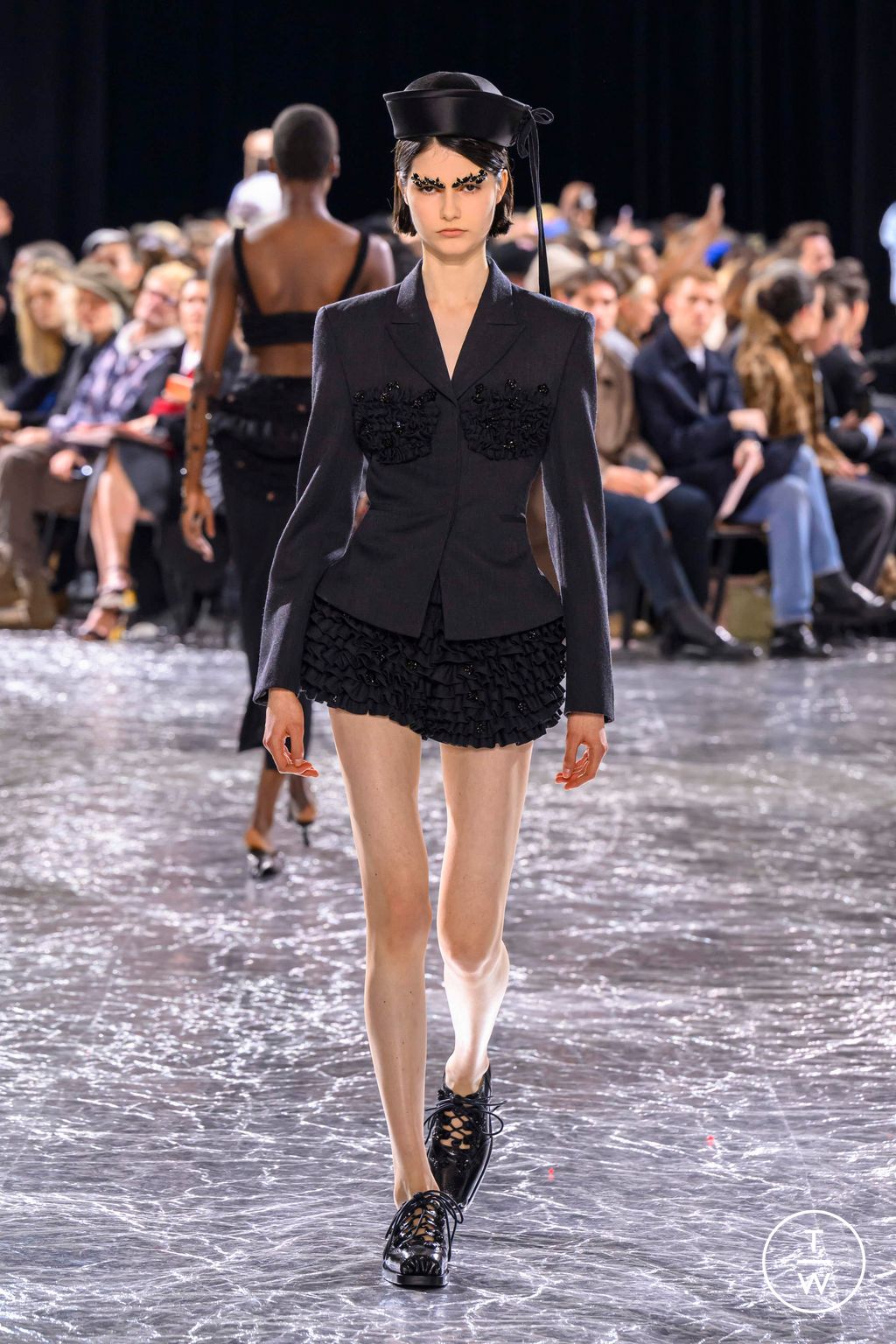 Fashion Week Paris Spring/Summer 2024 look 19 from the Jean Paul Gaultier collection couture