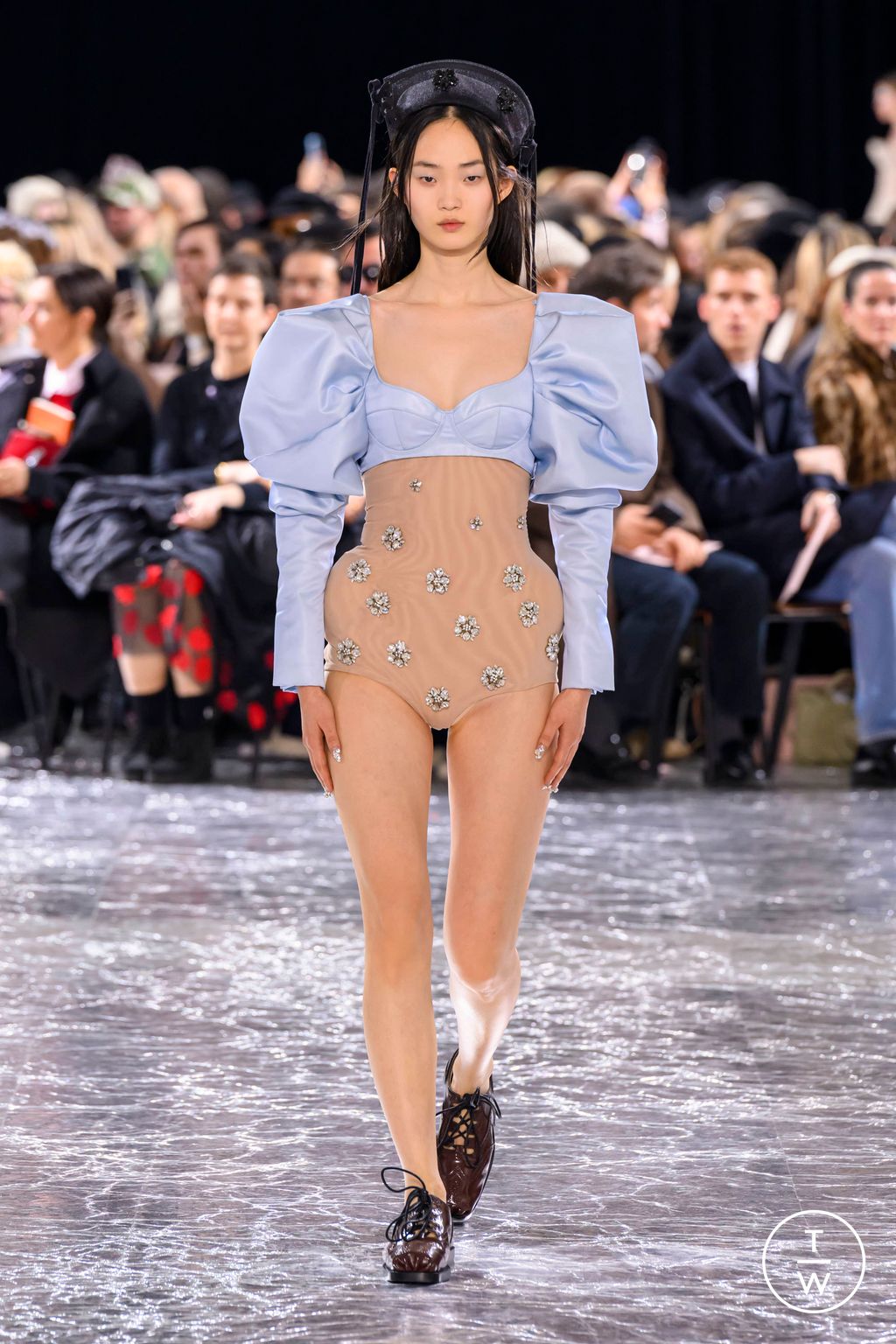 Fashion Week Paris Spring/Summer 2024 look 21 from the Jean Paul Gaultier collection couture