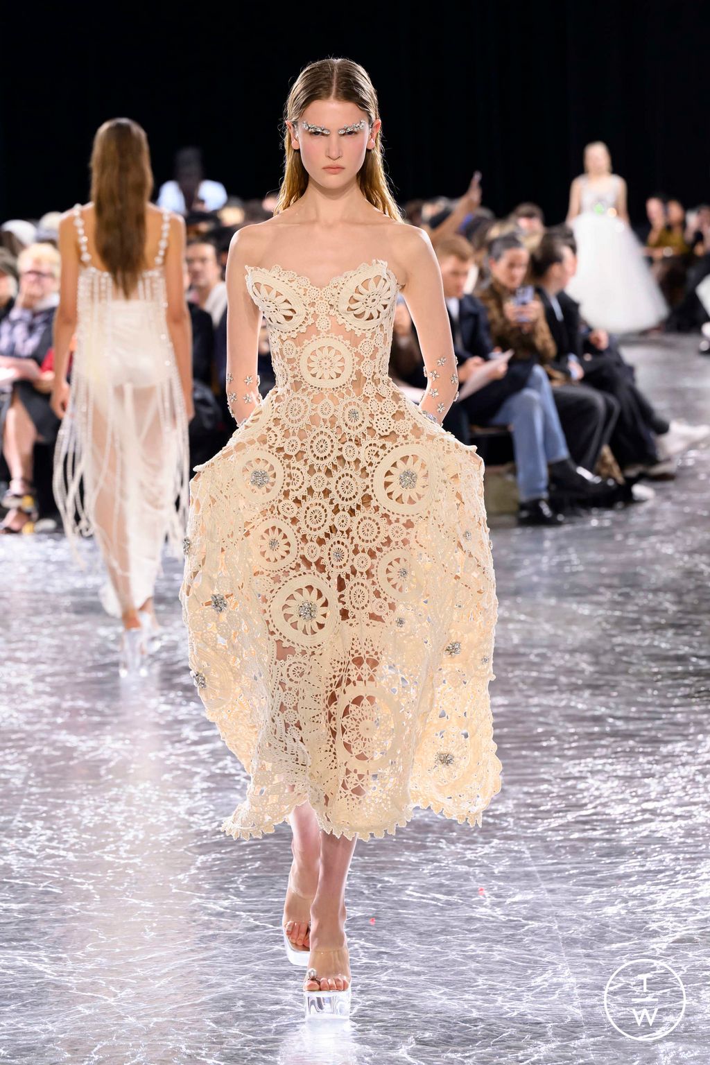 Fashion Week Paris Spring/Summer 2024 look 23 from the Jean Paul Gaultier collection couture