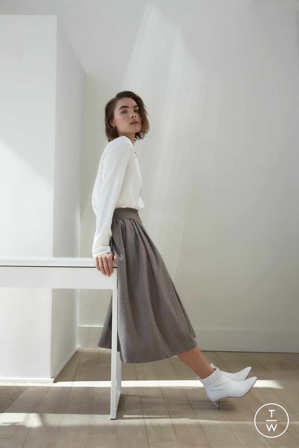 Fashion Week New York Fall/Winter 2019 look 18 de la collection Chloé Gosselin womenswear accessories