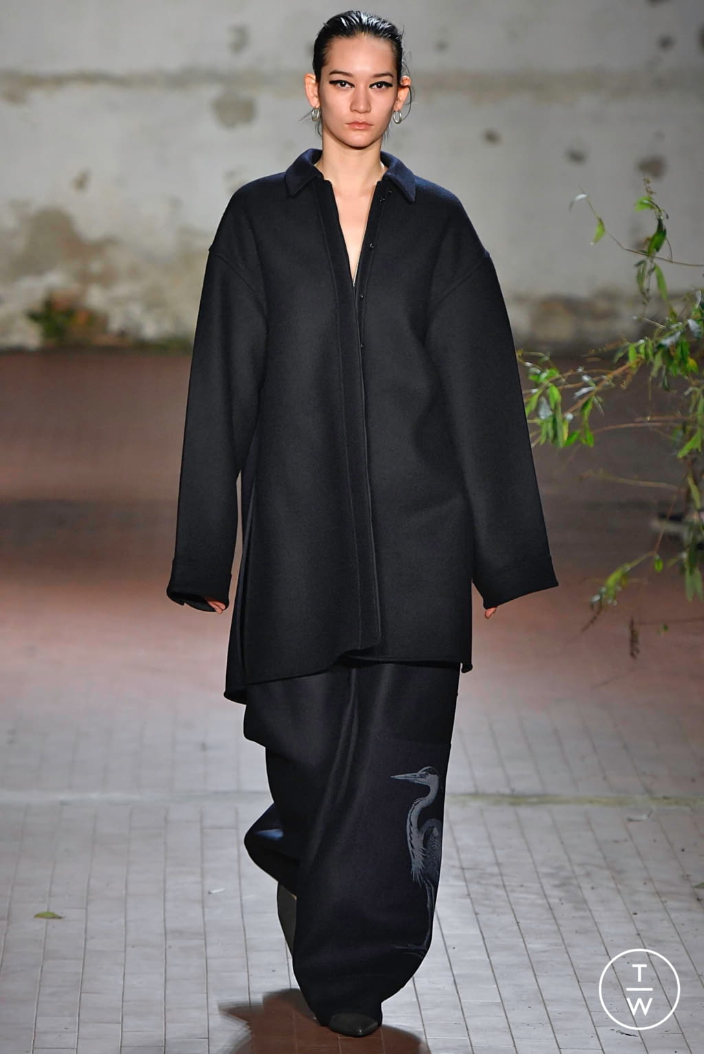 Fashion Week Milan Fall/Winter 2019 look 4 from the Jil Sander collection 女装