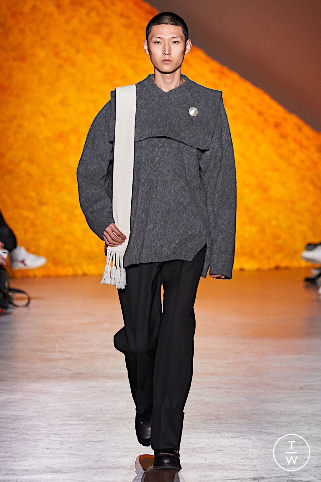 Fashion Week Florence - Pitti Fall/Winter 2020 look 19 from the Jil Sander collection 男装