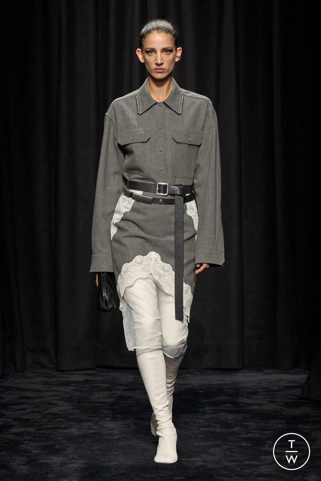 Fashion Week Milan Fall/Winter 2025 look 33 from the Jil Sander collection womenswear