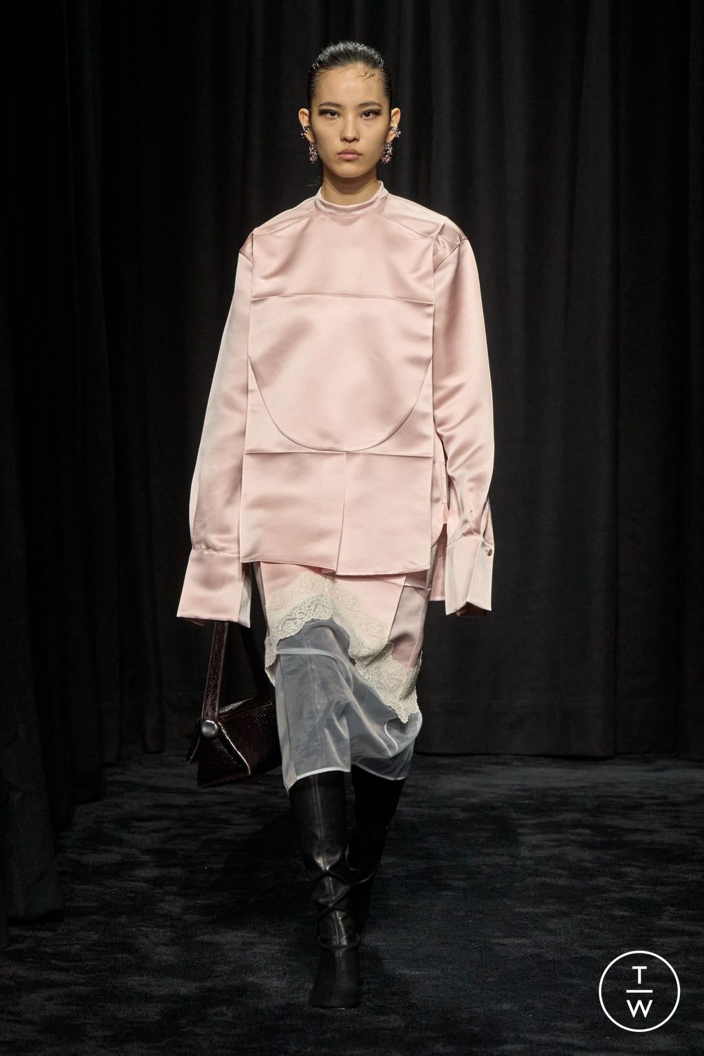 Fashion Week Milan Fall/Winter 2025 look 46 from the Jil Sander collection 女装