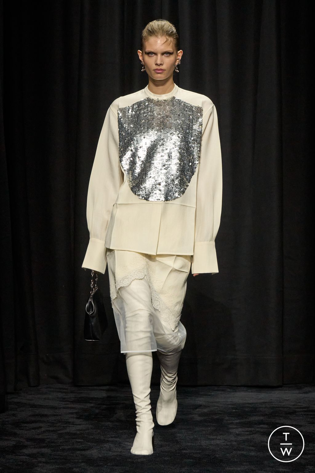 Fashion Week Milan Fall/Winter 2025 look 49 from the Jil Sander collection womenswear