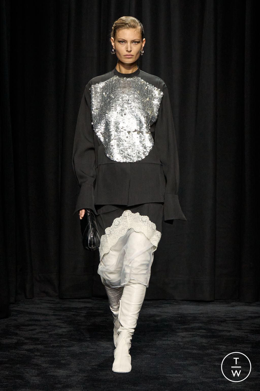 Fashion Week Milan Fall/Winter 2025 look 50 from the Jil Sander collection 女装