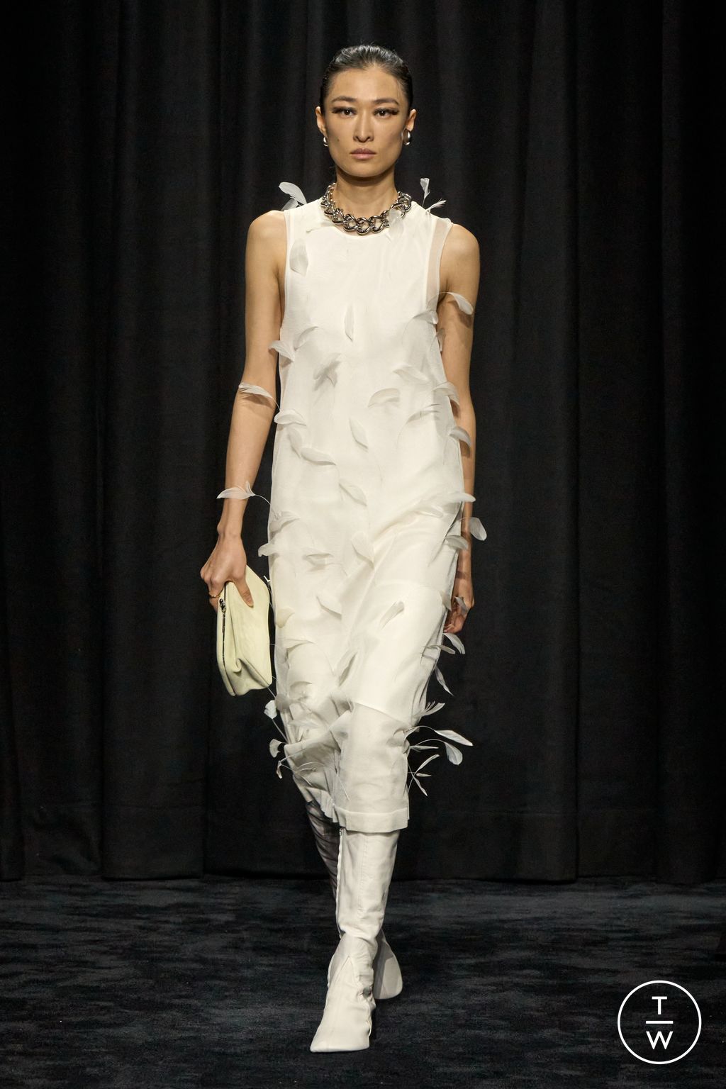 Fashion Week Milan Fall/Winter 2025 look 53 from the Jil Sander collection womenswear