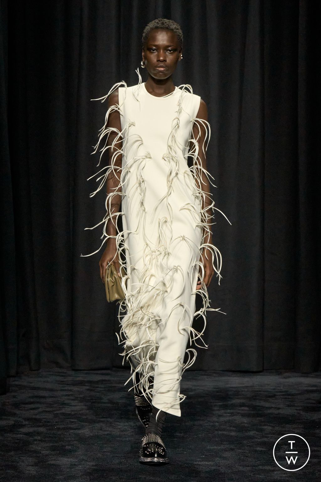 Fashion Week Milan Fall/Winter 2025 look 56 from the Jil Sander collection womenswear