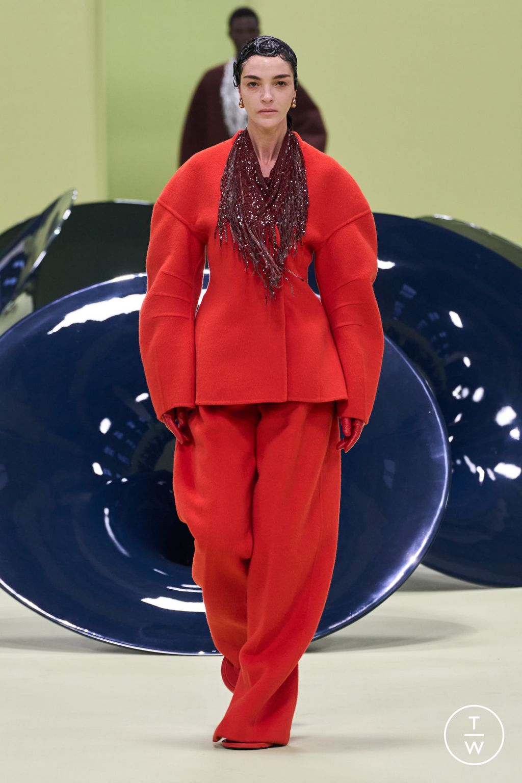 Fashion Week Milan Fall/Winter 2024 look 1 de la collection Jil Sander womenswear