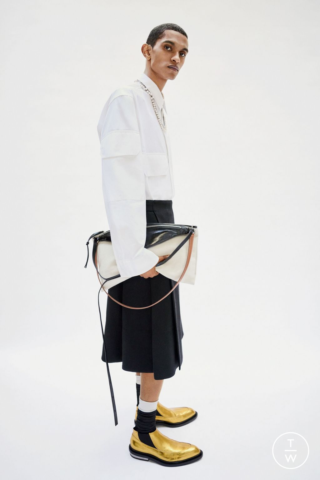 Fashion Week Milan Pre-Fall 2024 look 3 from the Jil Sander collection menswear