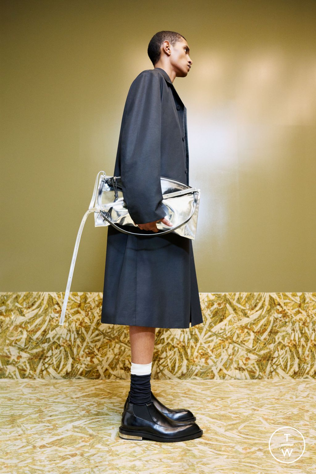 Fashion Week Milan Pre-Fall 2024 look 5 from the Jil Sander collection menswear