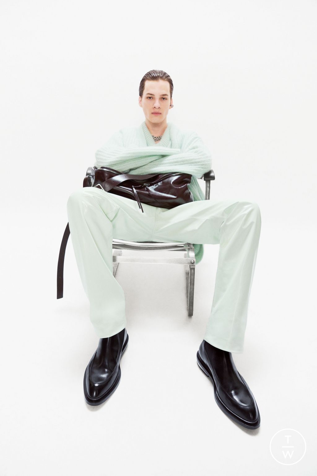 Fashion Week Milan Pre-Fall 2024 look 6 from the Jil Sander collection menswear