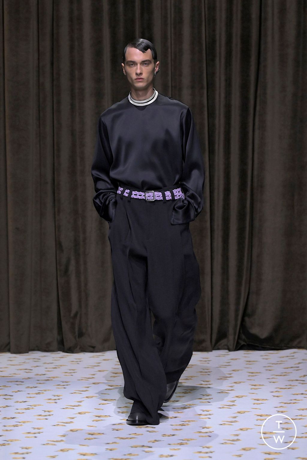 Fashion Week Milan Spring-Summer 2025 look 18 from the Jil Sander collection womenswear