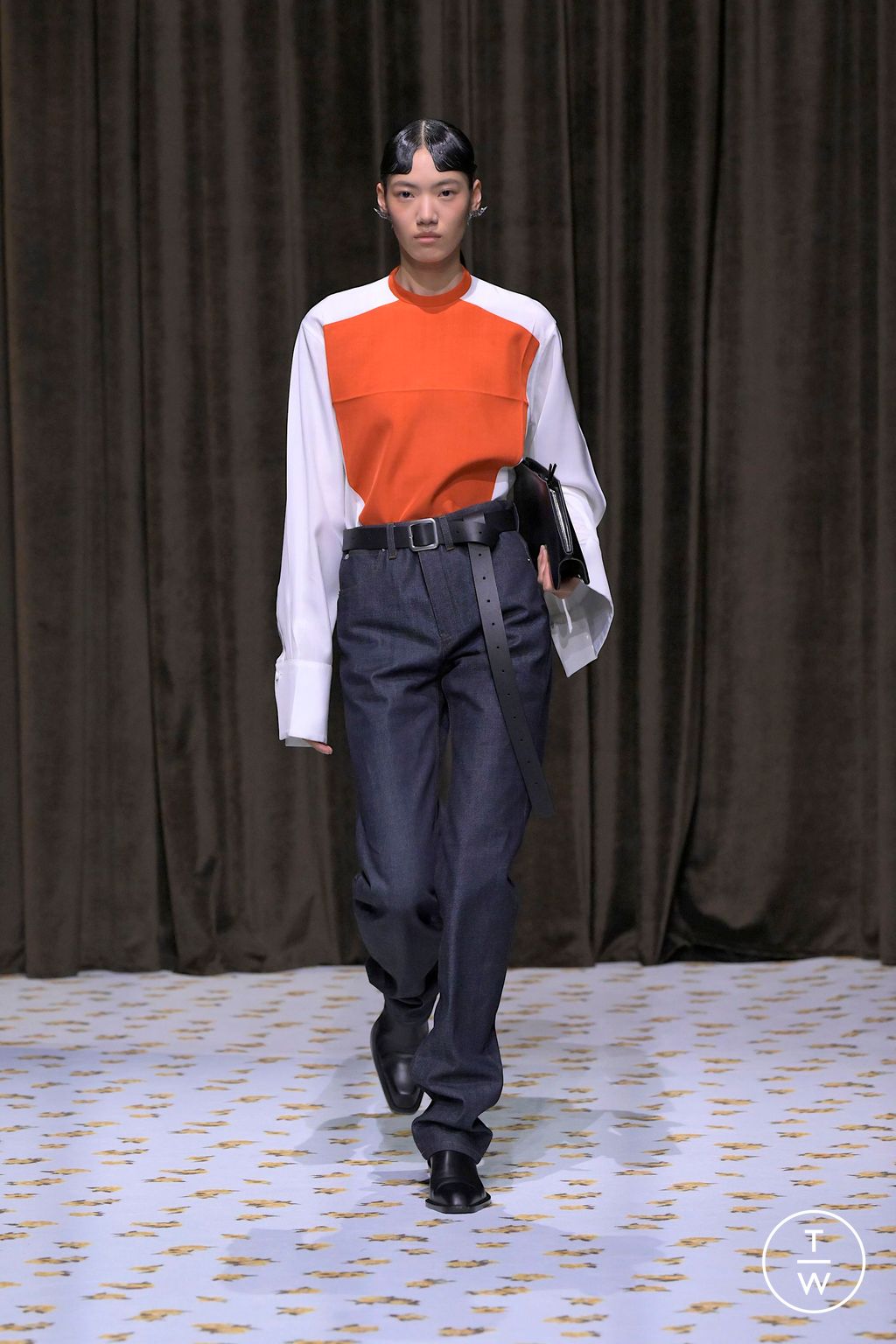 Fashion Week Milan Spring-Summer 2025 look 51 from the Jil Sander collection womenswear