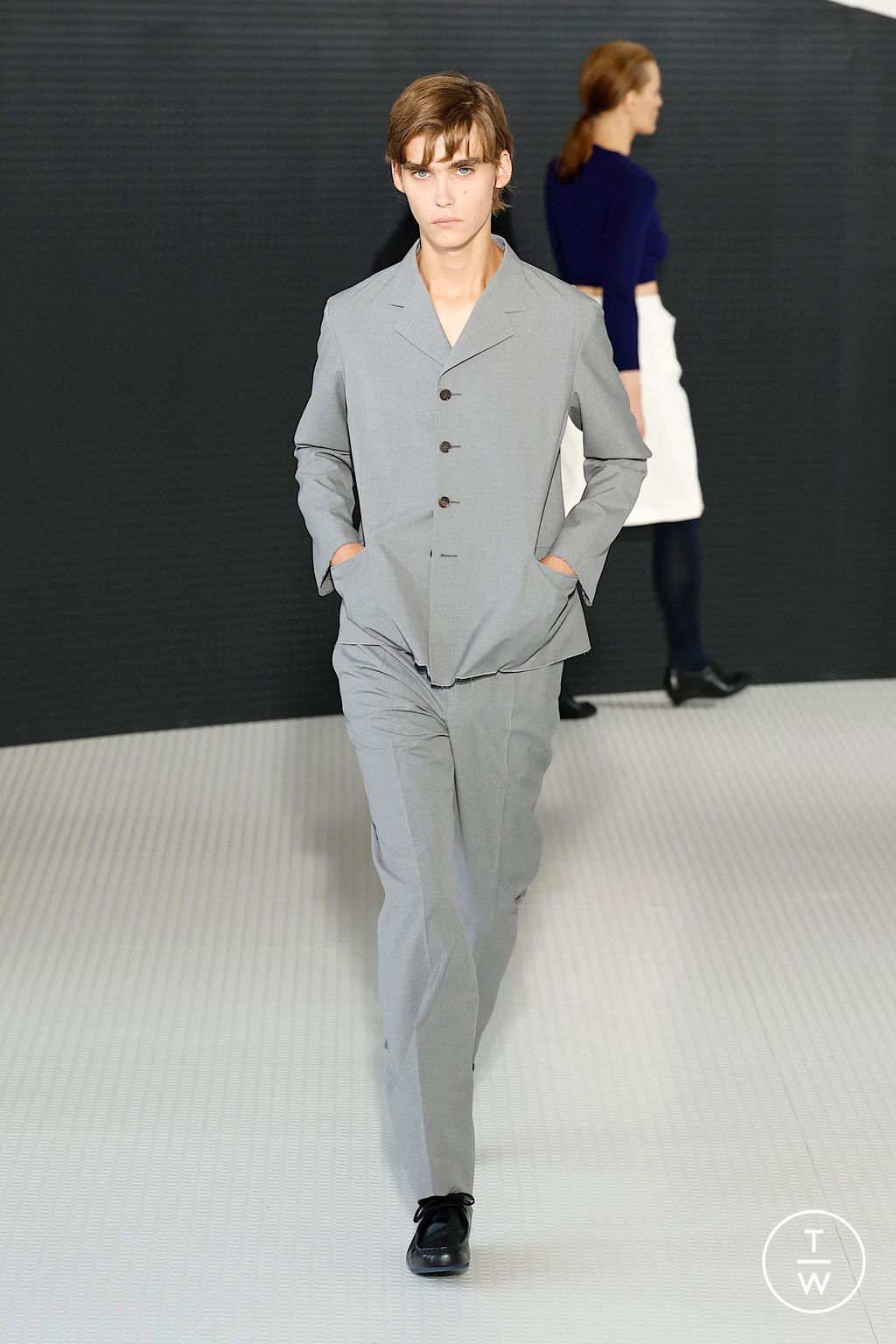 Fashion Week Milan Spring/Summer 2026 look 3 from the Jil Sander collection womenswear
