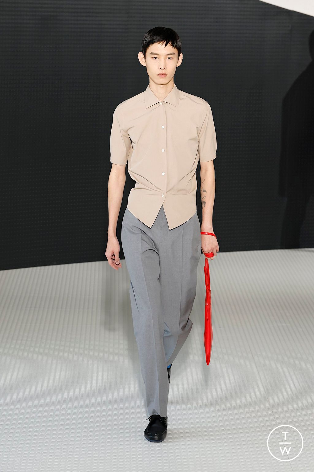 Fashion Week Milan Spring/Summer 2026 look 55 from the Jil Sander collection womenswear