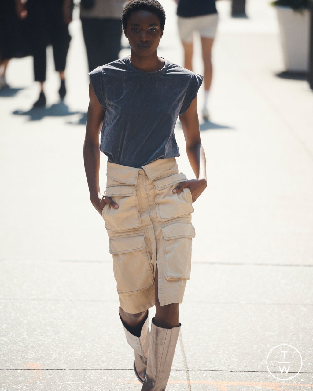 Fashion Week New York Spring/Summer 2024 look 13 from the Rachel Comey collection womenswear