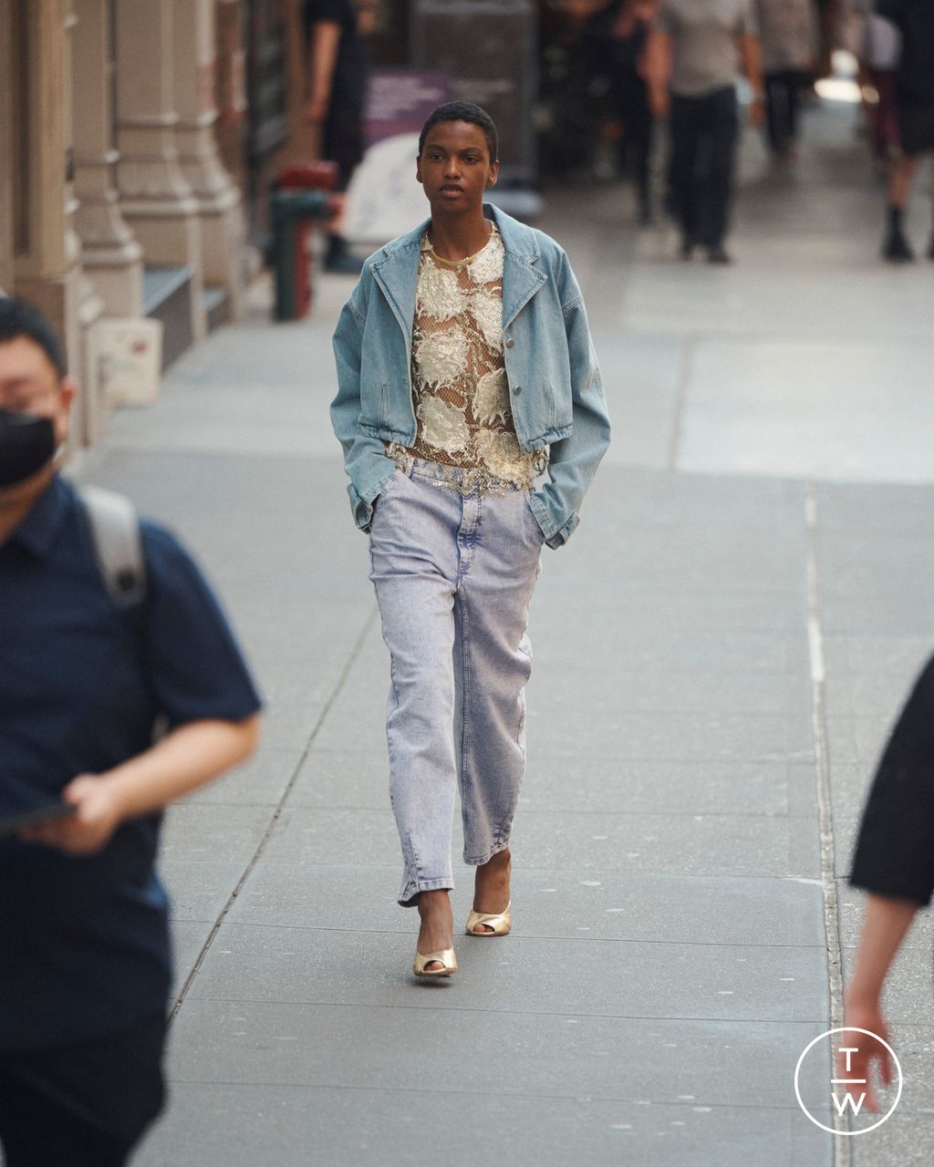 Fashion Week New York Spring/Summer 2024 look 18 from the Rachel Comey collection womenswear