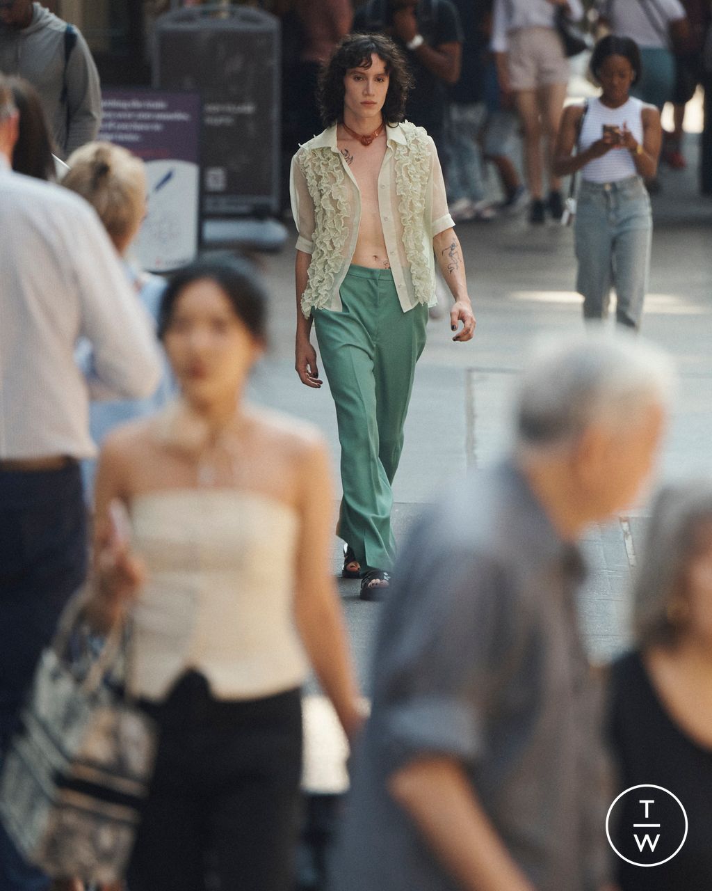 Fashion Week New York Spring/Summer 2024 look 20 from the Rachel Comey collection womenswear