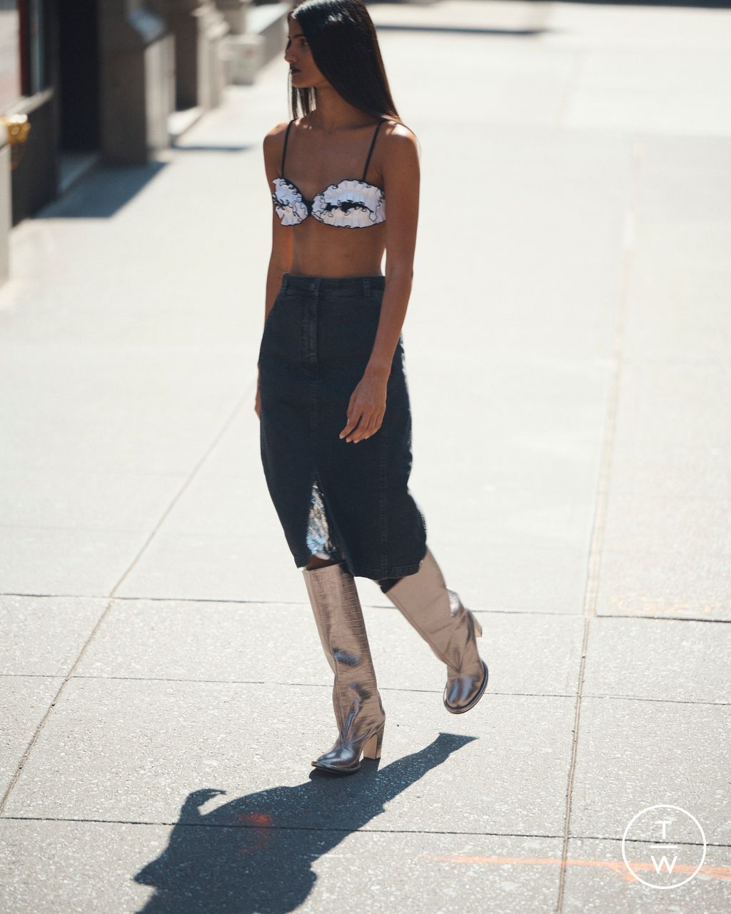 Fashion Week New York Spring/Summer 2024 look 39 from the Rachel Comey collection womenswear
